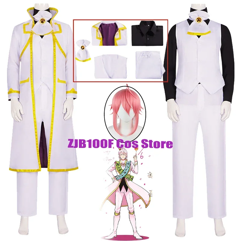 

Anime Asmodeus Alice Welcome To Demon-School Mairimashita! Iruma-Kun Cosplay Costume Wig Uniform Halloween Carnival Party Suit