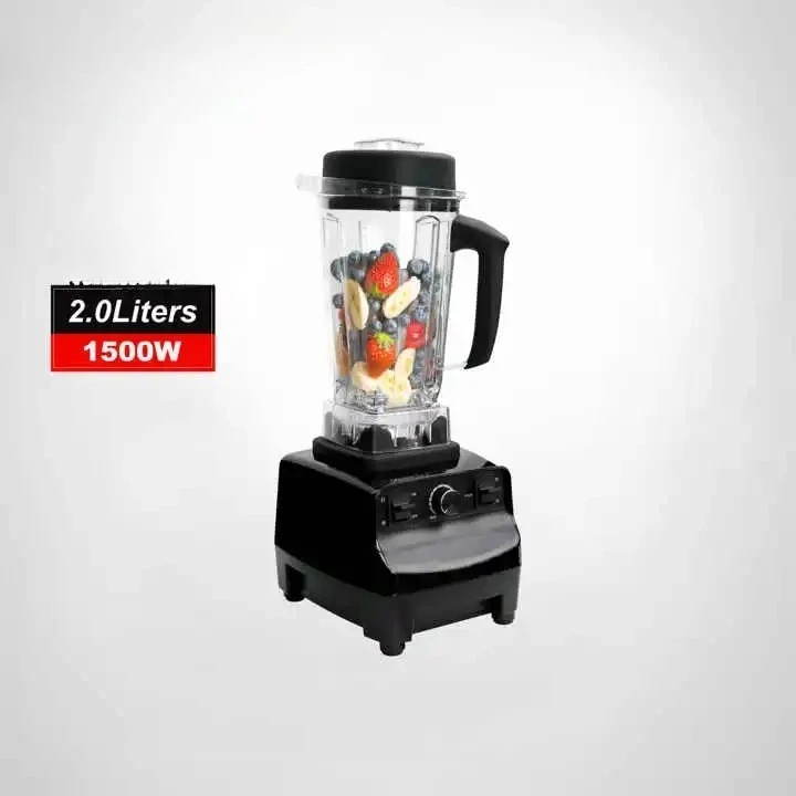 

2025 Commercial Grade Immersion Juicer Blender - High-Speed Glass Container Blender with Push Button Control