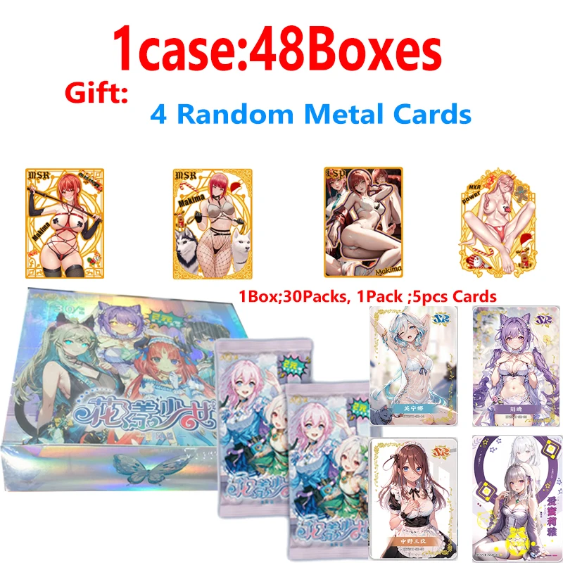 

2024 Newest Wholesale Goddess Story Flower Girl 3 Collection Card Goddess Story Waifu Booster Box Doujin Toys and Hobbies Gift