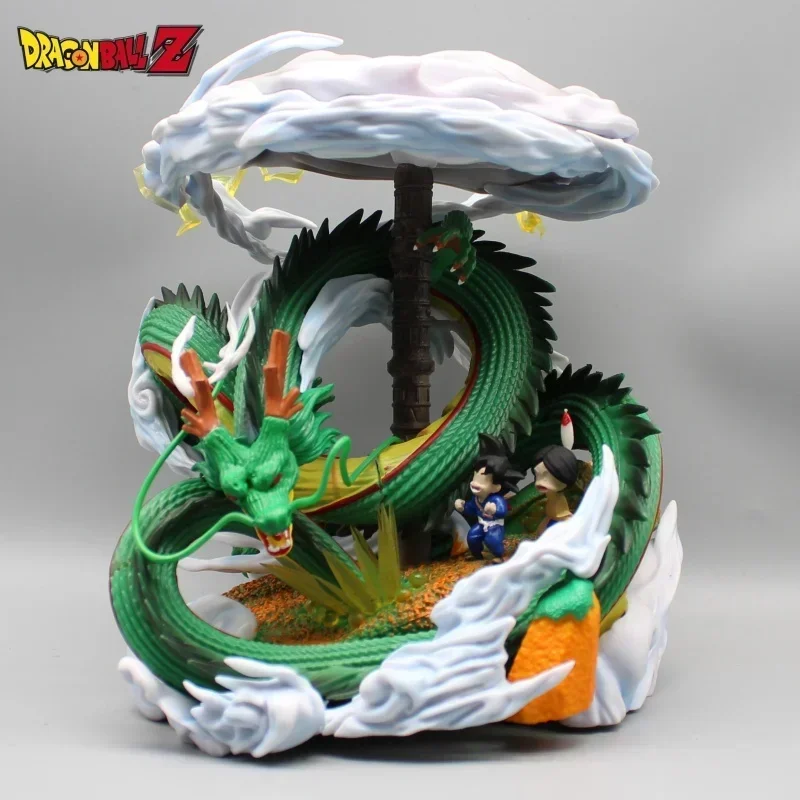 

22cm Anime Dragon Ball Z Pre-sale Mx Gk Dragon And Goku Kalinta Handmade Pvc Model Decoration Surrounding Pvc Statue Toy Gift