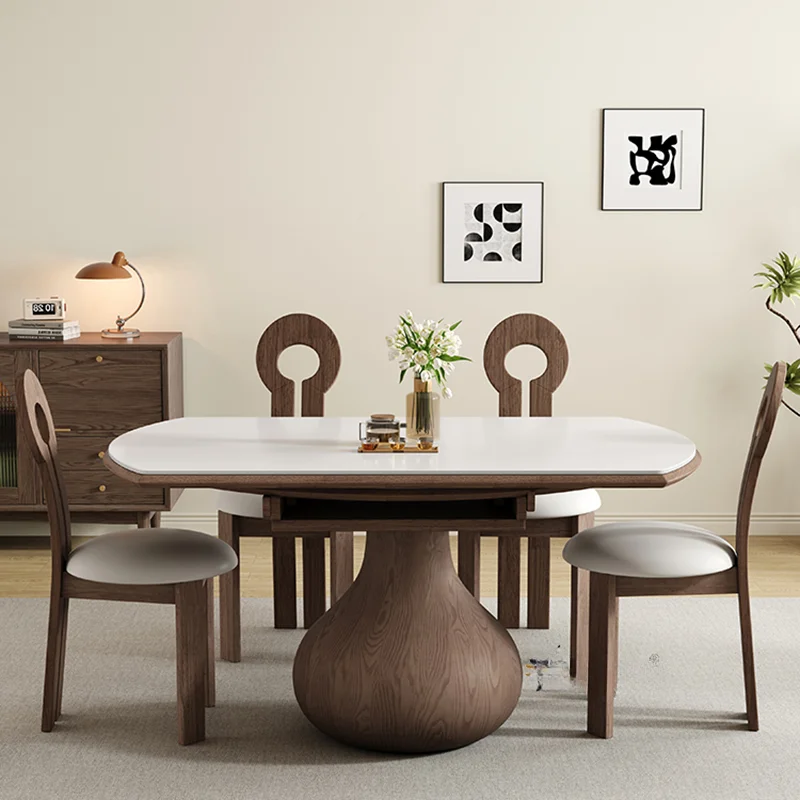 

Living Room Dining Table Kitchen Modern Luxury Living Room Dining Table Restaurant Round Design Tavolo Da Pranzo Home Furniture