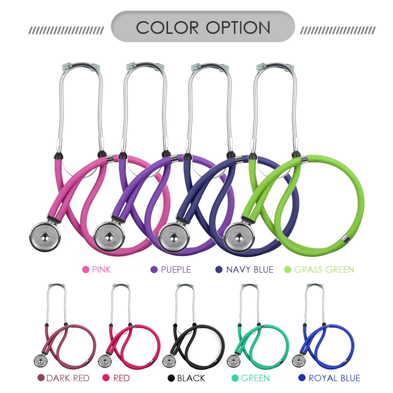 Professional Double Head Medical Sprague Rappaport นักเรียน Estetoscopio Cardiology น่ารักหูฟังสุขภาพเครื่องมือสําหรับหมอพยาบาล