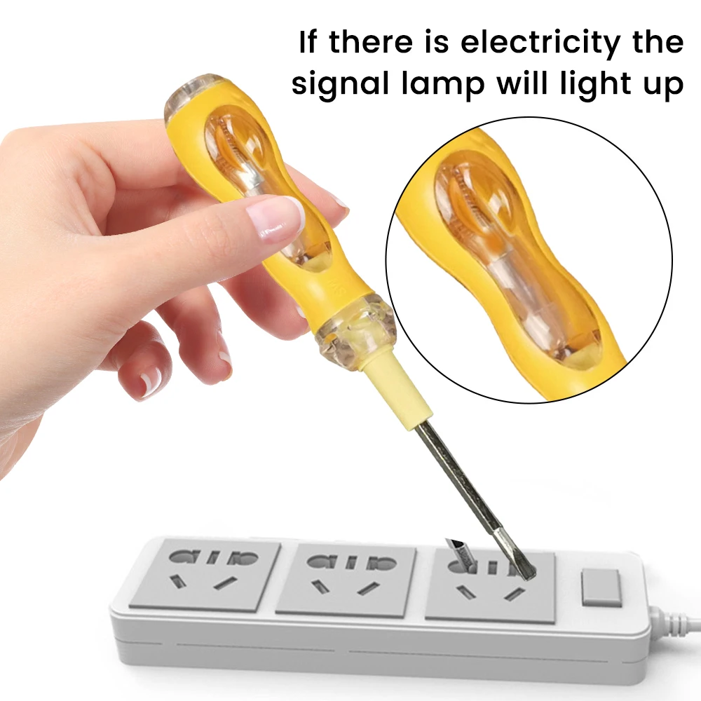 Bolígrafo probador de voltaje inteligente, lápiz de prueba de inducción sin contacto, voltímetro, Detector de potencia, destornillador eléctrico, CA