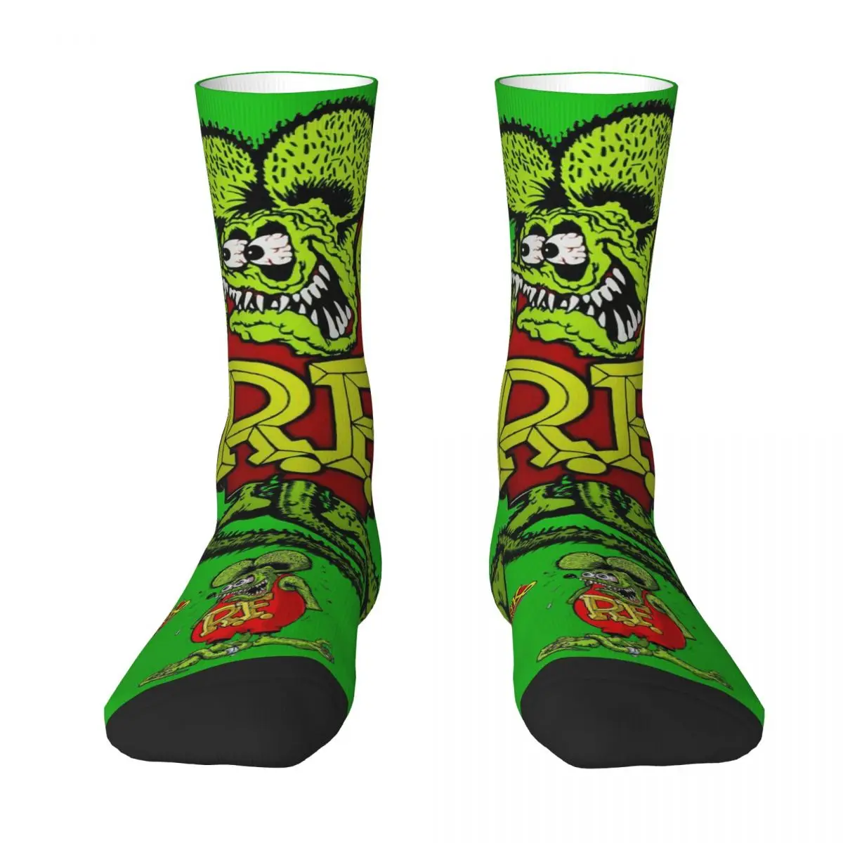 Harajuku Tales Of The Rat Fink 6 Men Women Socks Motion Beautiful Spring, Summer, Autumn, and Winter Dressing Gifts