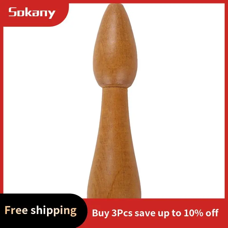 

HIM-4X Health Care Wooden Massage Stick Sandalwood Massager Acupuncture Rod Acupuncture Point Rod Foot Care Massage Tool