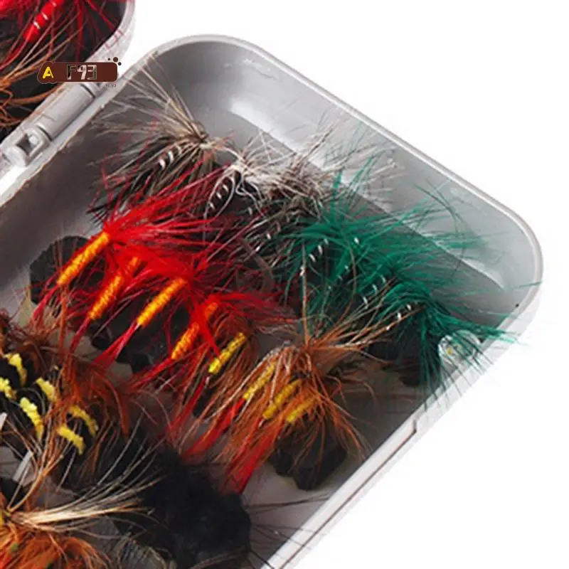 AF93-ensemble de crochets à mouche mélangés ensemble de décoration crochet à mouche décoration crochet de ceinture ensemble mixte crochet à mouche pour la pêche à la mouche truite appât à mouche