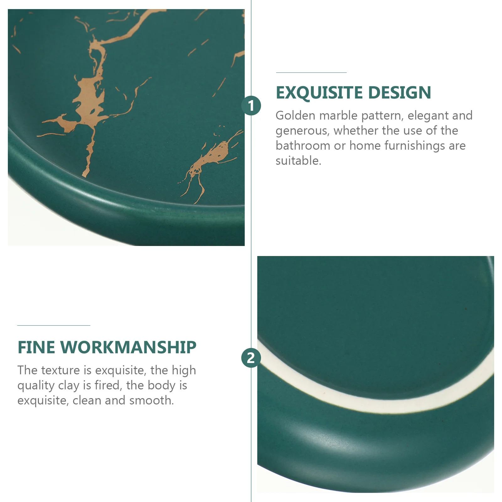 

Marble Pattern Ceramic Soap Dish Nordic Style Bathroom Shower Kitchen Sink Storage Tray for Soap Bar Holder Ventilated Drying