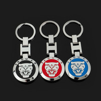 Car Keychain Key Chain Auto Emblem Key Ring Accessories For Jaguar X S F XK XEL XFL XJL XJ6 XJS XKR XFR XF XE XJ F-Type F-Pace