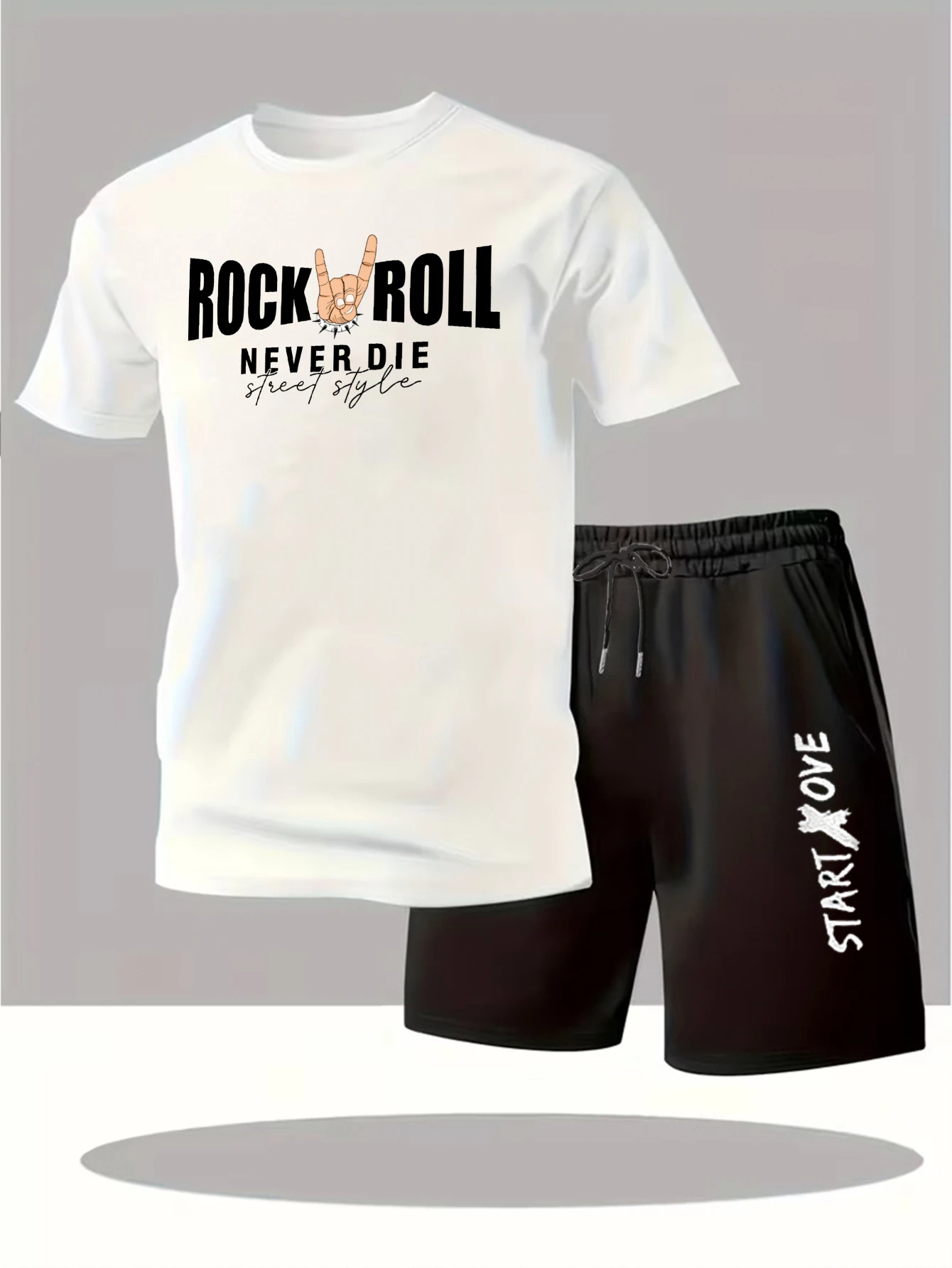 Men's sets 2025 New Fashion Short sleeve Graphic men's suits Tracksuit men clothing set Printed sets for men sweatshirt set