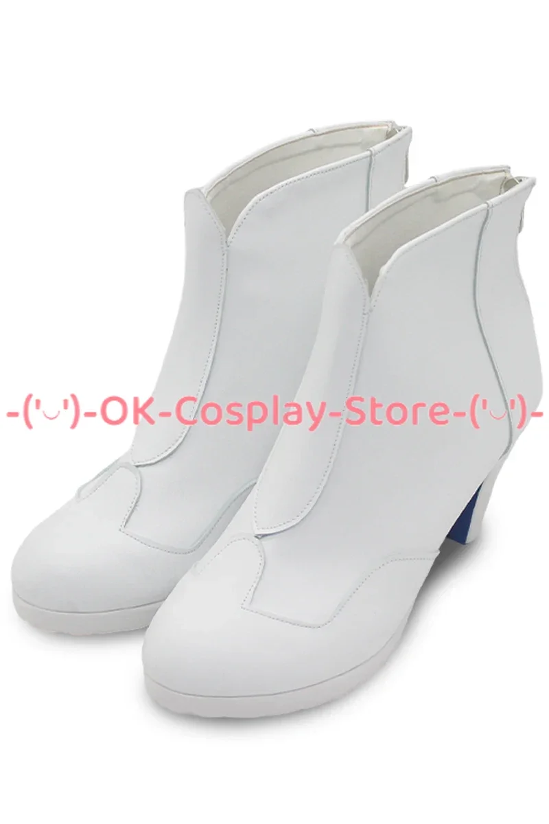 FGO Saber Morgan Cosplay Shoes PU Leather Shoes Cosplay Prop Halloween Party Boots Custom Made