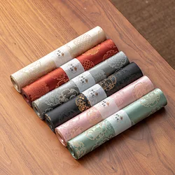 Chinese Retro Zen Waterproof Table Flag Tea Mat Tea Table Cloth Long Tablecloth Tea Table Tea Accessories Gifts Table Runners