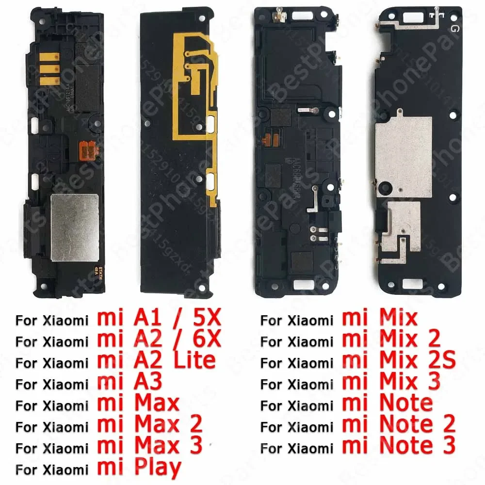 For Xiaomi Mi Note 10 3 Play A1 5X A2 Lite 6X A3 Max 2 Mix 2S Loudspeaker Sound Module Buzzer Ringer Loud Speaker Spare Parts