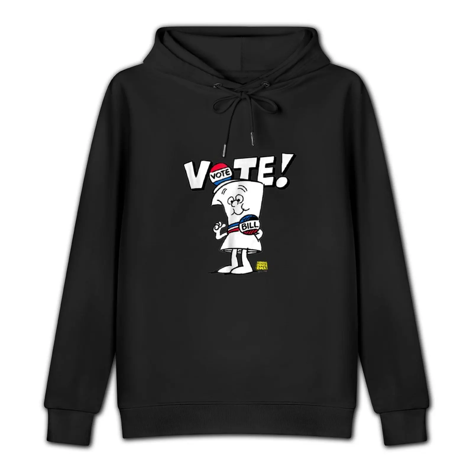 Schoolhouse Rock Vote with Bill Pullover Hoodie korean autumn clothes mens clothing designer hoodies