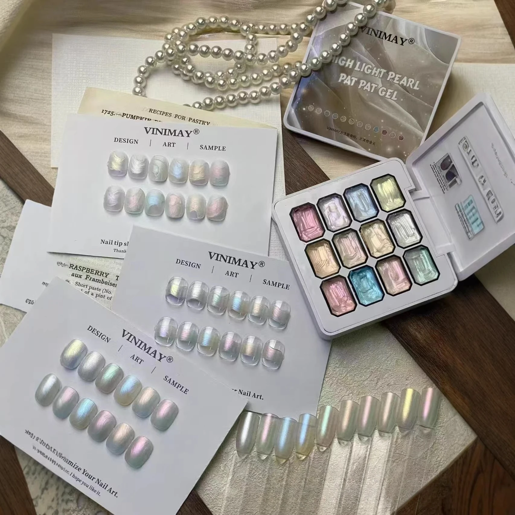 

12Grids Pearlescent Pat Painting Gel Nail Polish TPO HEMA FREE UV Soak Off Gel Varnish Blooming French Gradient Painting Gel