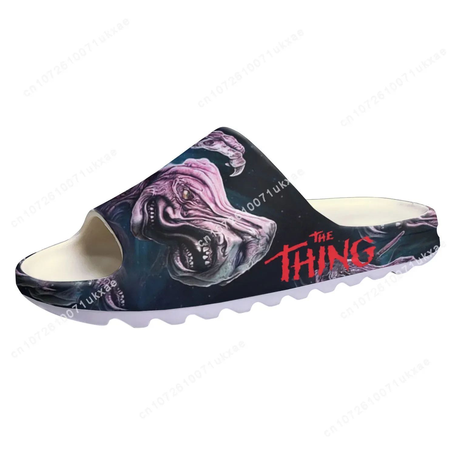 The Thing 1982 Soft Sole Sllipers Home Clogs RJ MacReady Step On Water Shoes Mens Womens Teenager Step in Customized Sandals