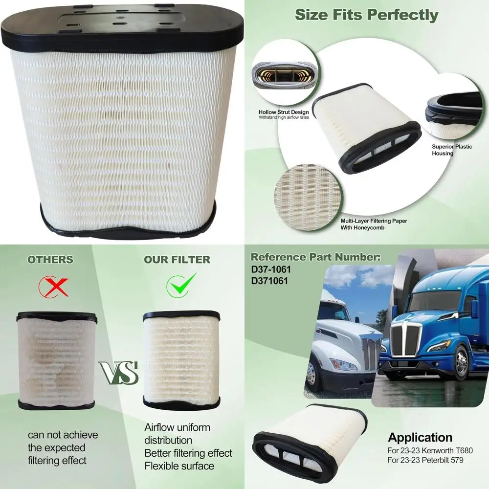 

Air Filter Replacement for 2023 T680 and 579 Models
