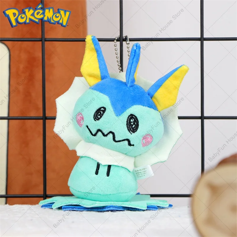 Pokemon Q-Version Mimikyu Cos Sylveon Umbreon Eevee Plüschtiere Schlüsselanhänger Snom ‌ ‌ Pyukumuku ‌ ‌ Zoroark Plüschpuppen Anhänger für Kinder – Detail 31
