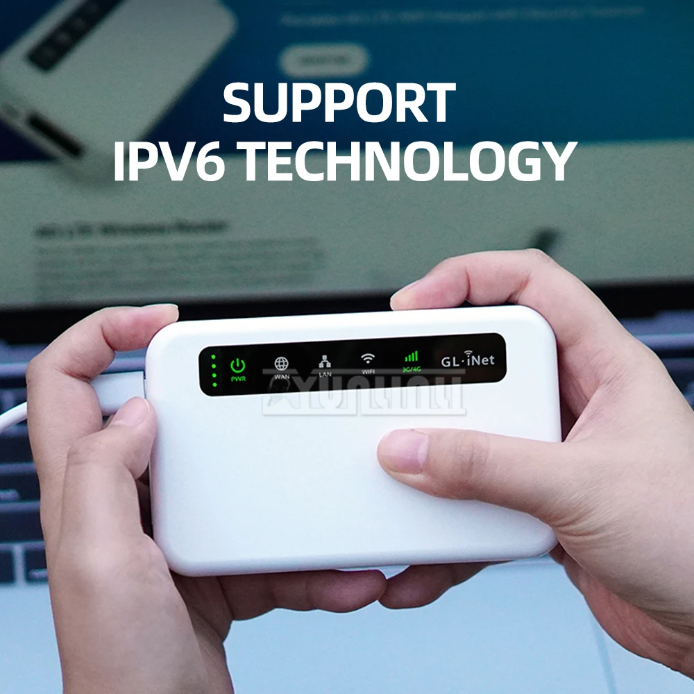 Routeur d'insertion de carte portable WiFi mobile intelligent sans fil à GL-XE300-CEHCLG filaire