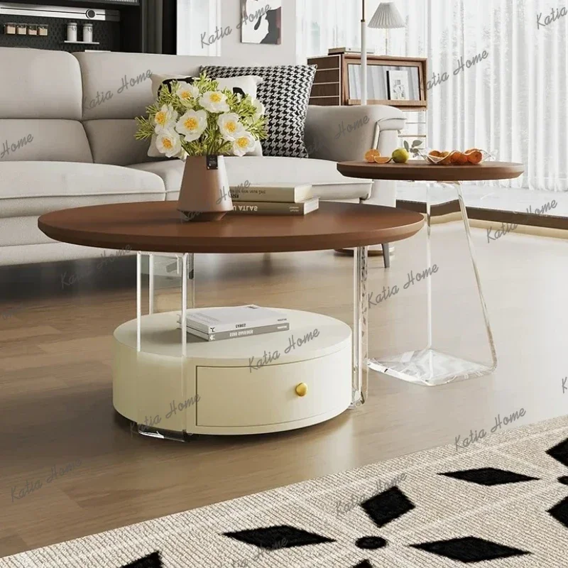 Factory Direct Storage Bedroom Coffee Tables Nordic Acrylic Hallway Living Room Coffee Tables Luxury Minimalist Tavolino Da Salo