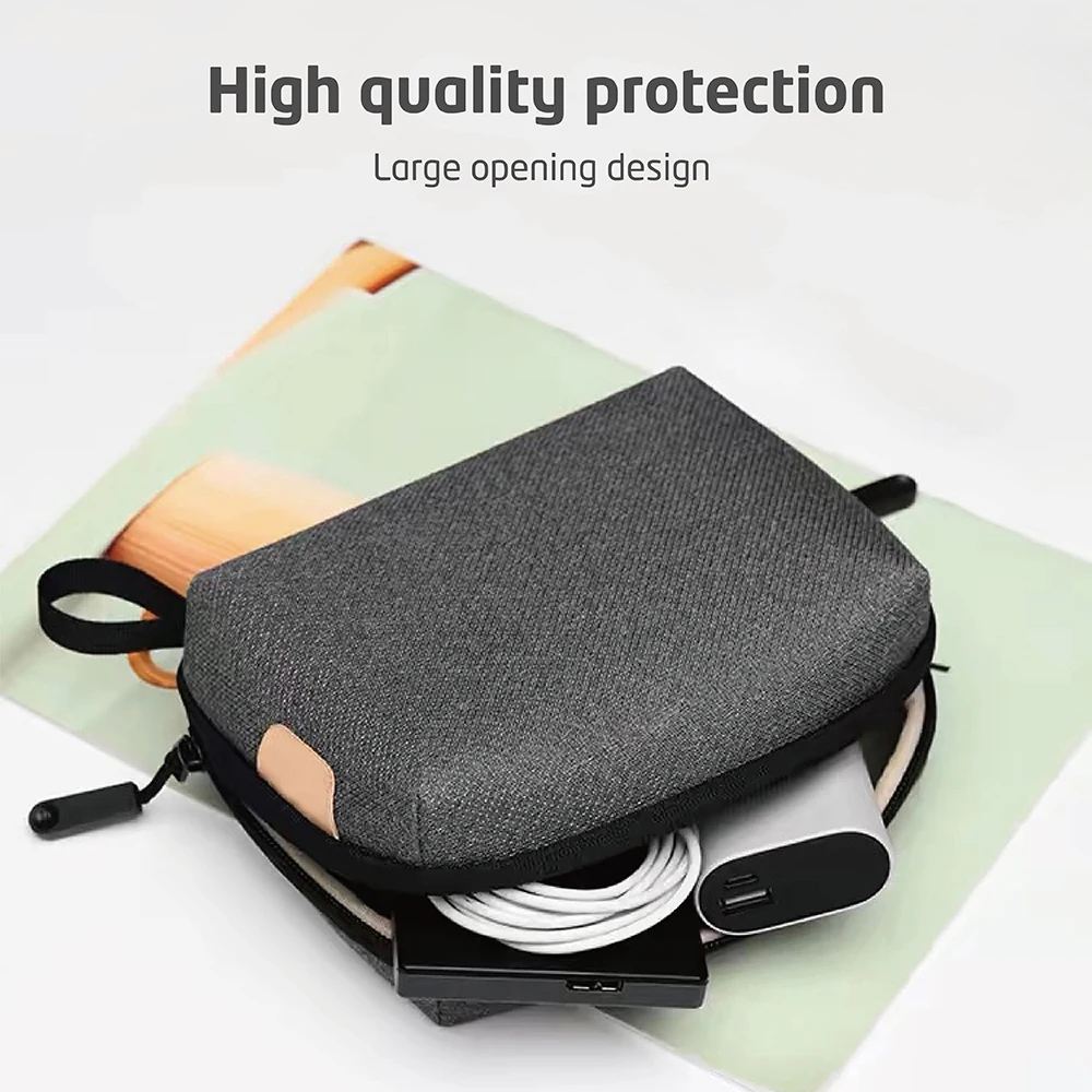 전자 주최자 코드 파우치, 여행용 전자 주최자 액세서리 키트 파워 뱅크용 가방, 케이블, 마우스 여행용 보관 가방