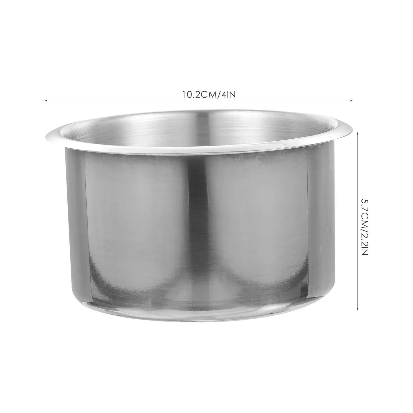 Stainless Steel Cup Holder Insert Beach Couch Automotive Holders Car All Purpose Drink for Your Solo Boat Universal Individual