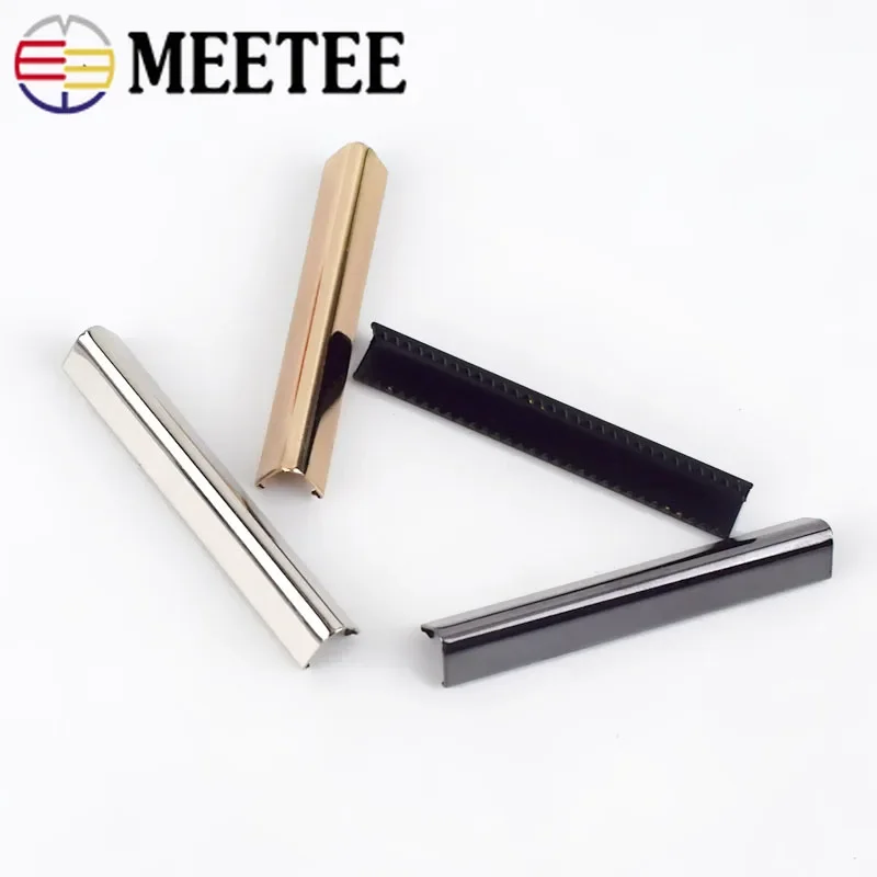 금속 스트랩 테일 클립 버클 멜빵 벨트 테일 걸쇠 지갑, 가죽 스토퍼 버클 코드 엔드 DIY 액세서리, 10-60mm, 10 개