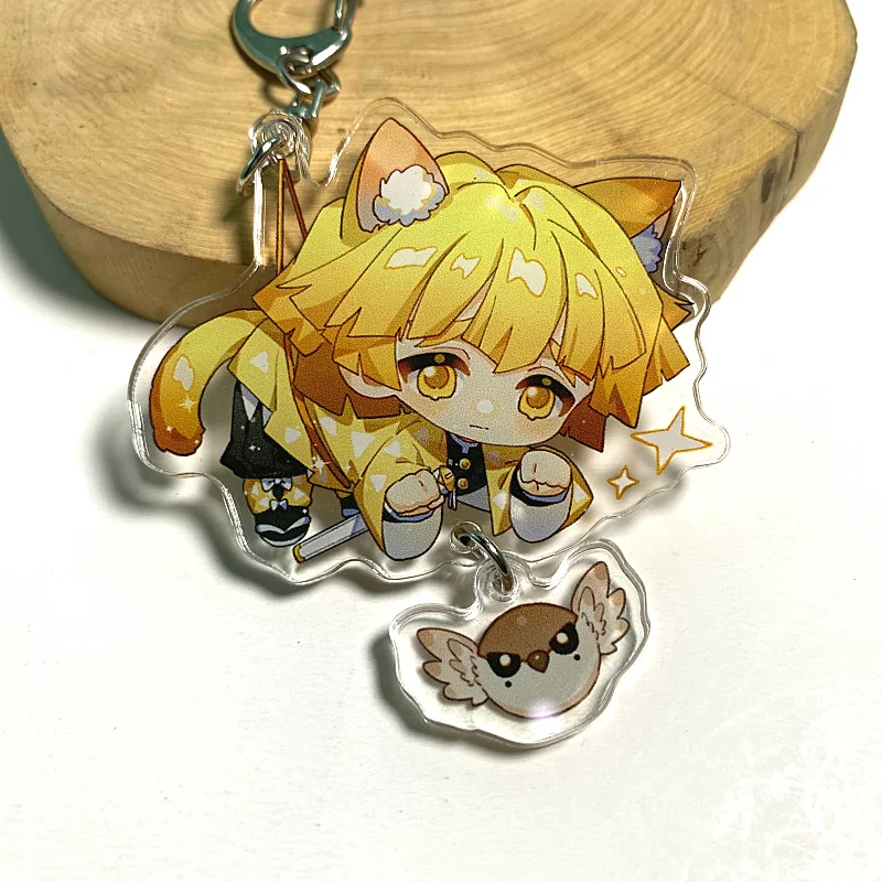 Anime Demon Slayer Tokitou Muichirou Kochou Shinobu Cosplay Mezzanine Key Chain Pendant  Ambitus