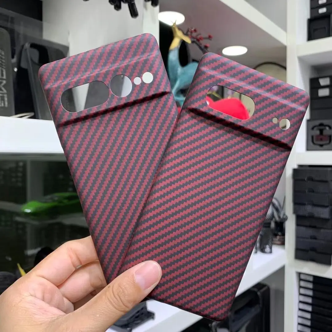 Carbon Fiber Case for Google Pixel 7 Pro Aramid Fiber Cover Phone Shell Ultra-Thin Phone Case Accessories