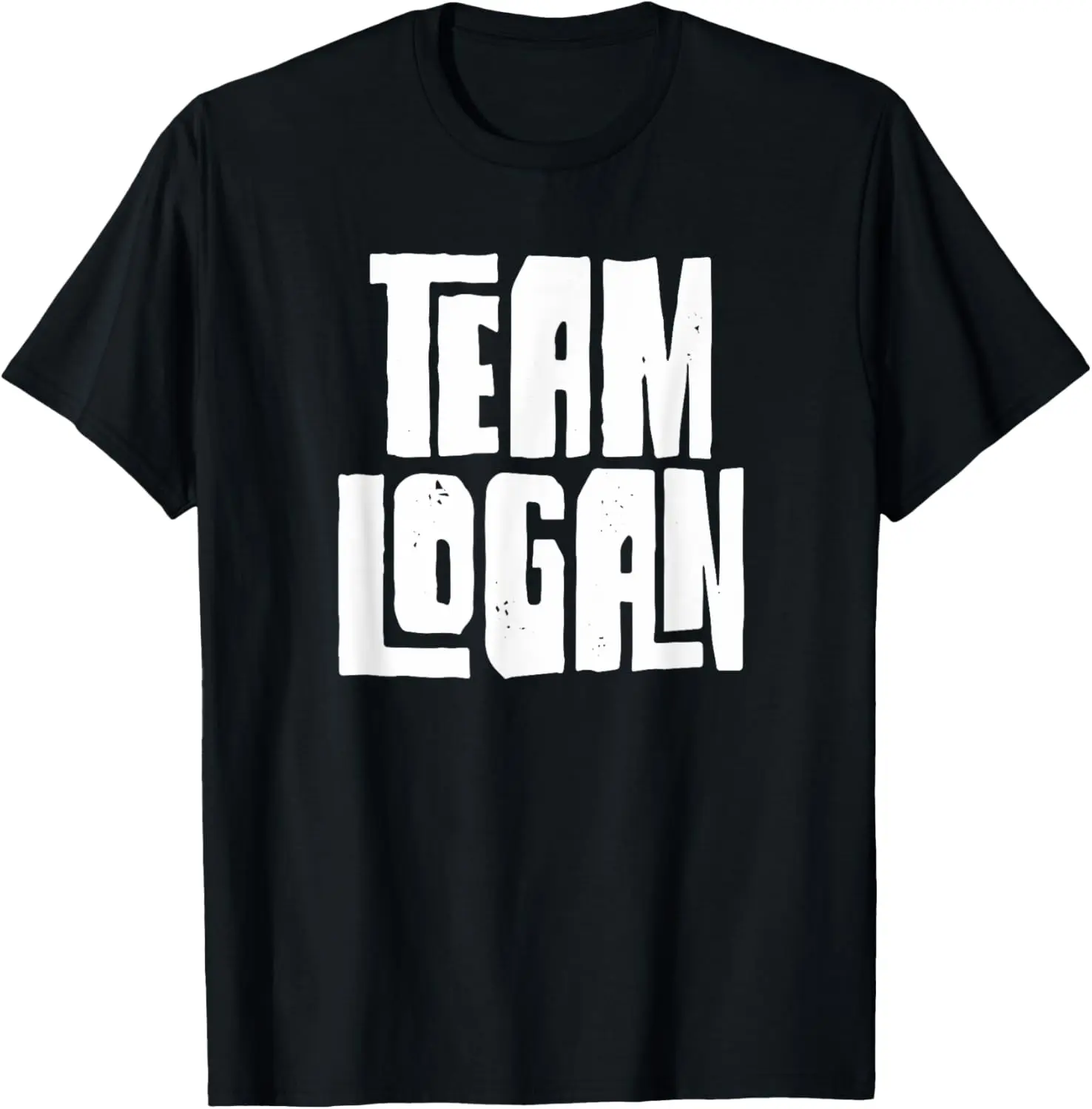 Team Logan Husband Son Grandson Dad Sports Family Group T-Shirt