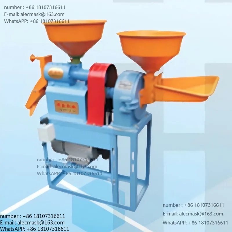 

Shelling Rice milling Grinding machine Rice threshing Corn crushing and rice crushing machine