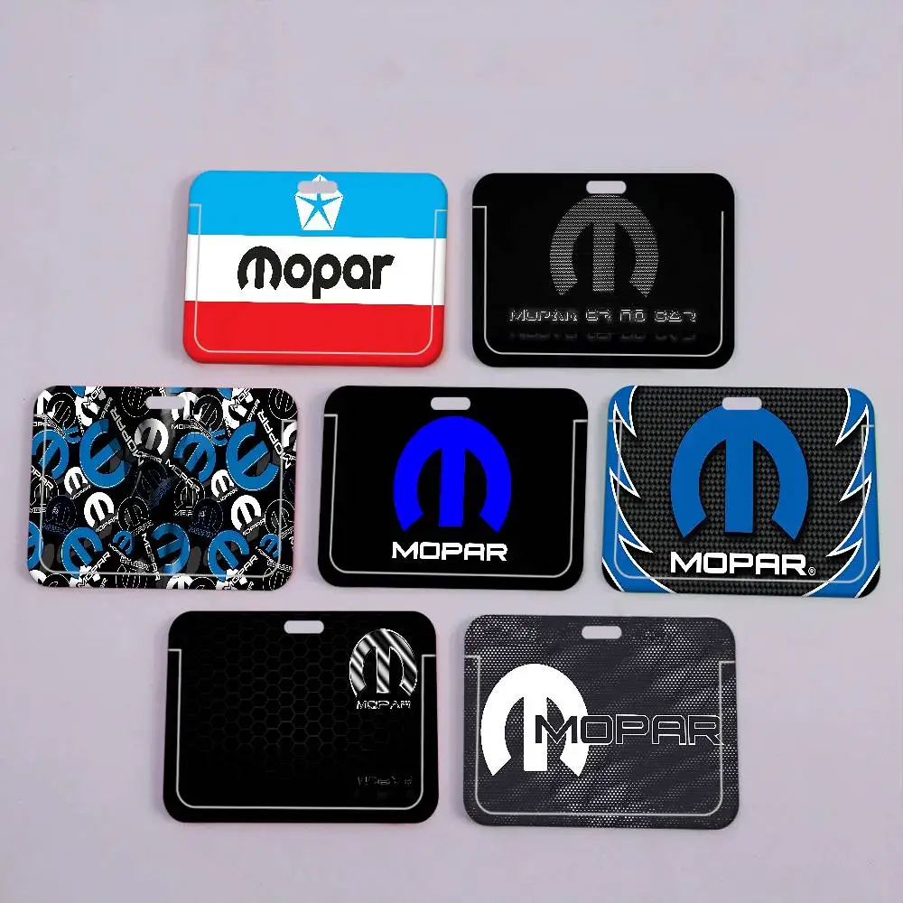 

M-Mopar 1 Pcs Sliding ID Badge Holder With Clear Window ID Card Protector For Office School Staff Student