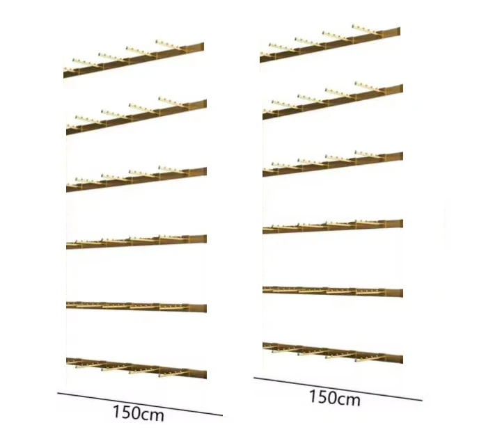

Fashion Adjustable Lingerie Store Shelf Display Rack For Clothing Store Underwear Iron Hanging Shelves For Mall Decorative