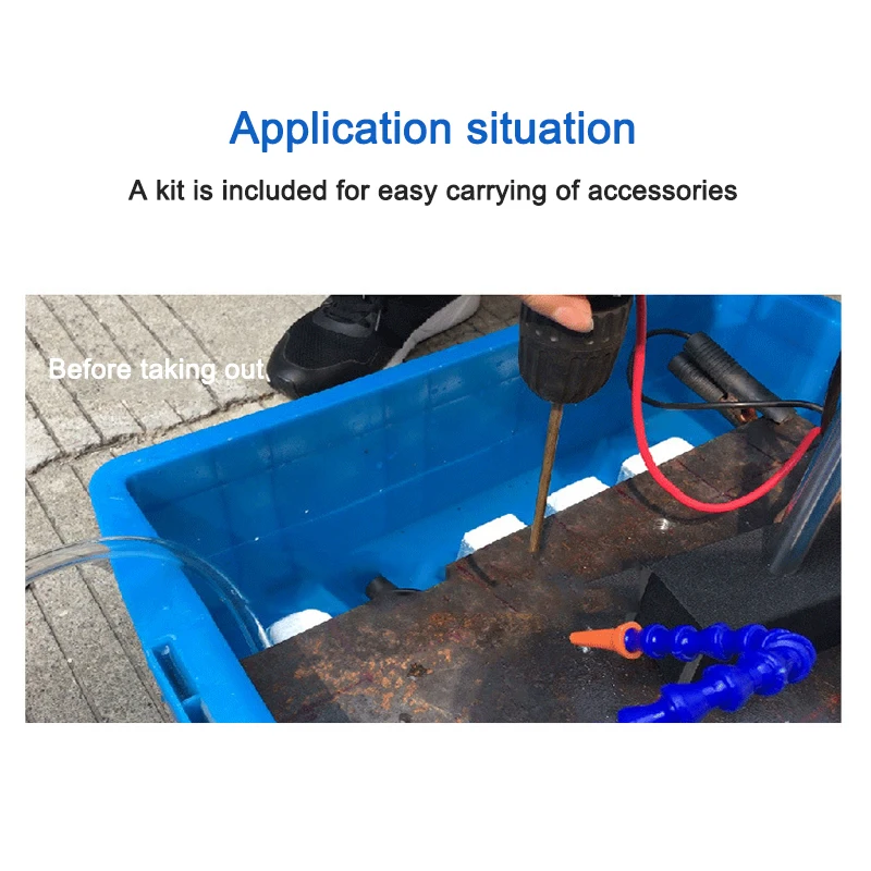 

220V EDM Drilling Machine Portable High-frequency Electric Pulse Discharge Machining Wire Tap Equipment 500/600/800/1000W