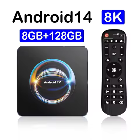 Android 14 TV Box X66 RK3528 Bluetooth 5.4 Support 8K Video 8GB 128GB Wifi6 Dual Wifi 5G Netflix Smart Media Player Set Top Box