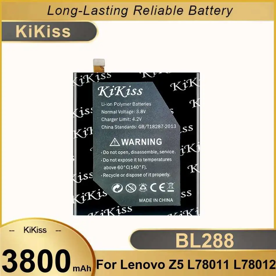 

Для Lenovo Z5 L78011 L78012 BL288 аккумулятор мобильного телефона 3800 мАч долговечная производительность