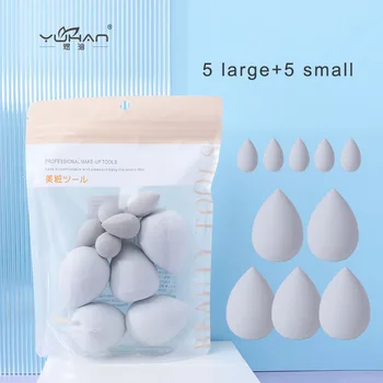 Éponge de maquillage beauté oeuf super grand doux maquillage oeuf mini maquillage oeuf fond de teint éponge de maquillage bouffée de poudre lavable outil de maquillage