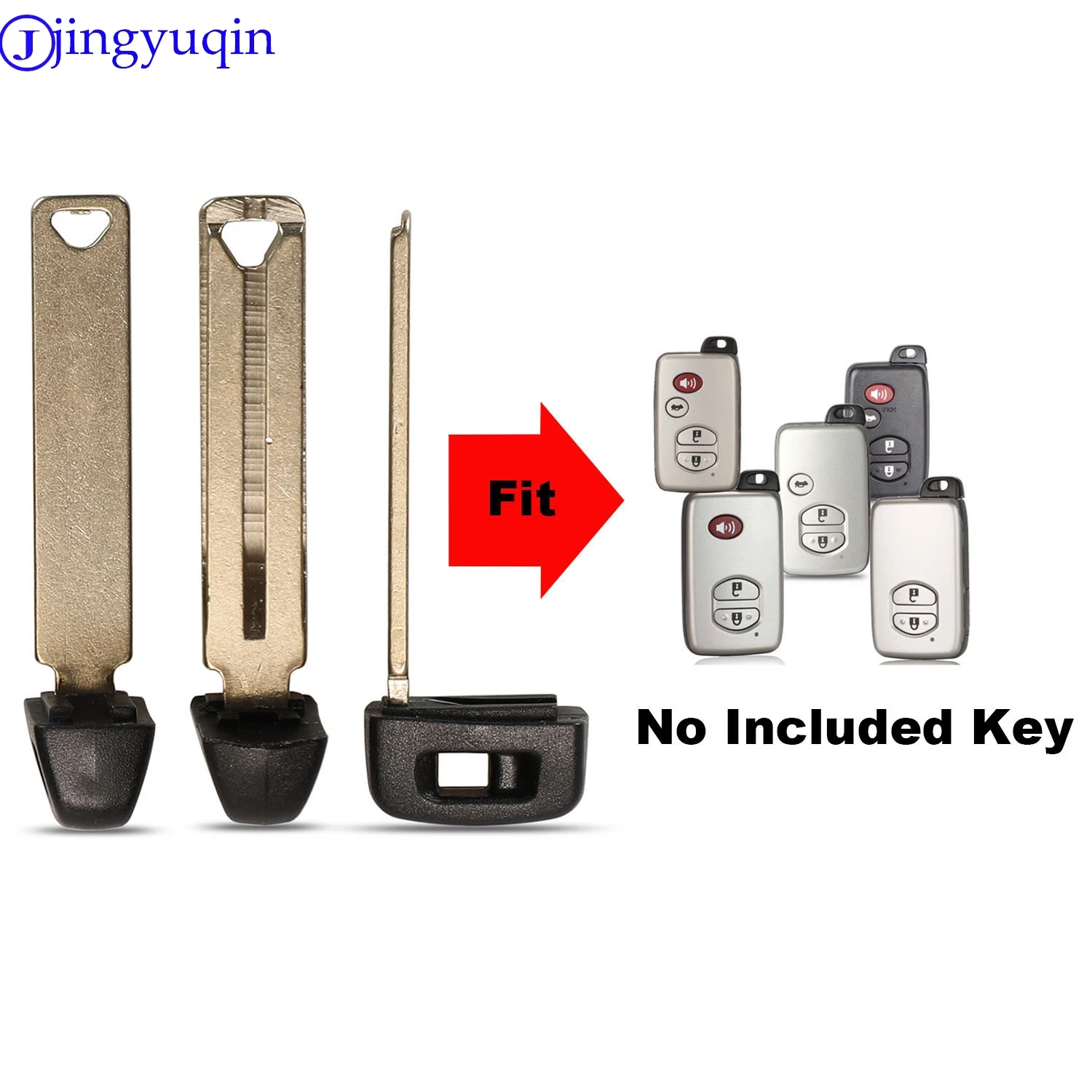 jingyuqin Replacement Smart key Blade For Toyota Camry Avalon RAV4 Prius C Corolla 2012 2013 2014 2015 remtekey