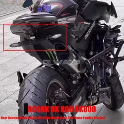 Motorcycle Rear License Plate Holder LED Light Mount Rear Tail Frame Fender Bracket For CFMOTO 800NK NK 800 NK800