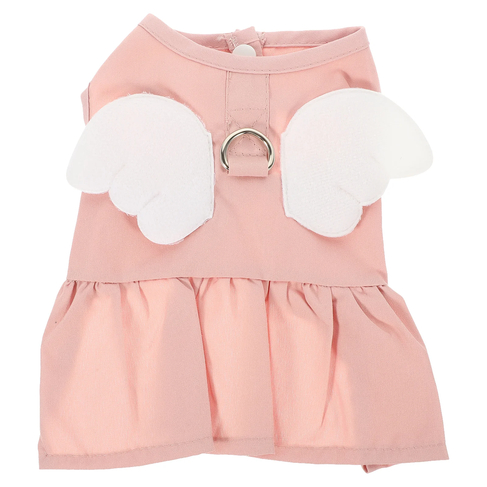 

Cat Dress Pet Costume Comfortable Apparel Reusable Vest Portable Clothes Washable Pink