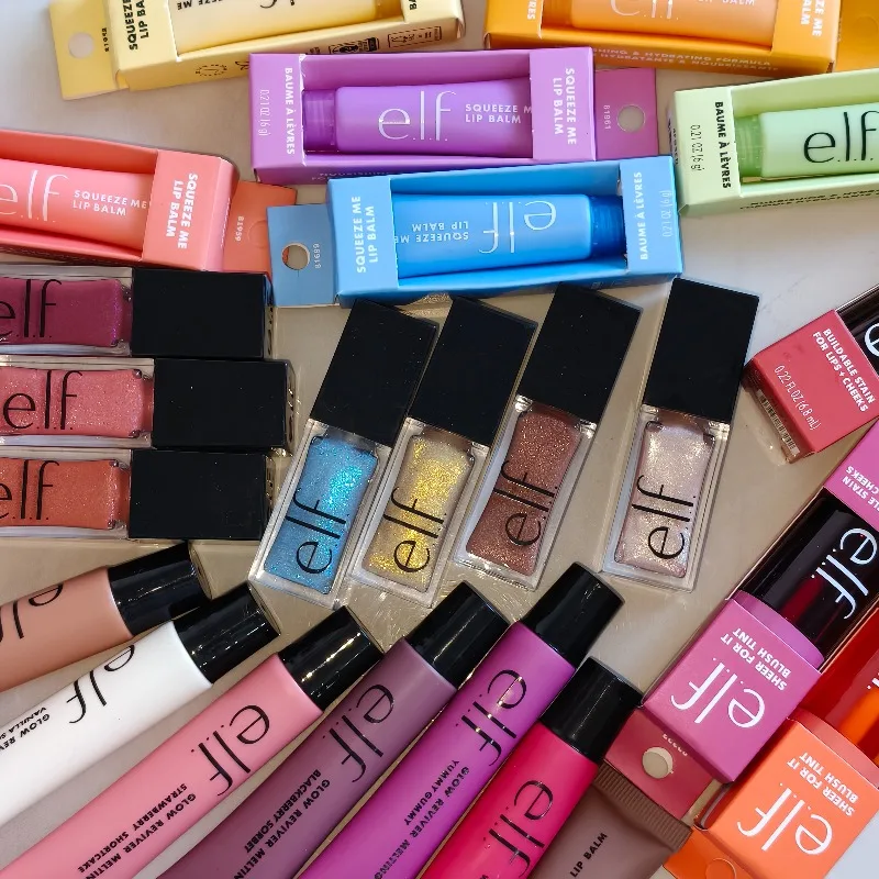 Best Seller Elf Lip Gloss 6-Colors Fruit Candy Lip Balm Lightweight Moisturizing Repair Lmproves Dryness 3 Lipstick Lip Makeup