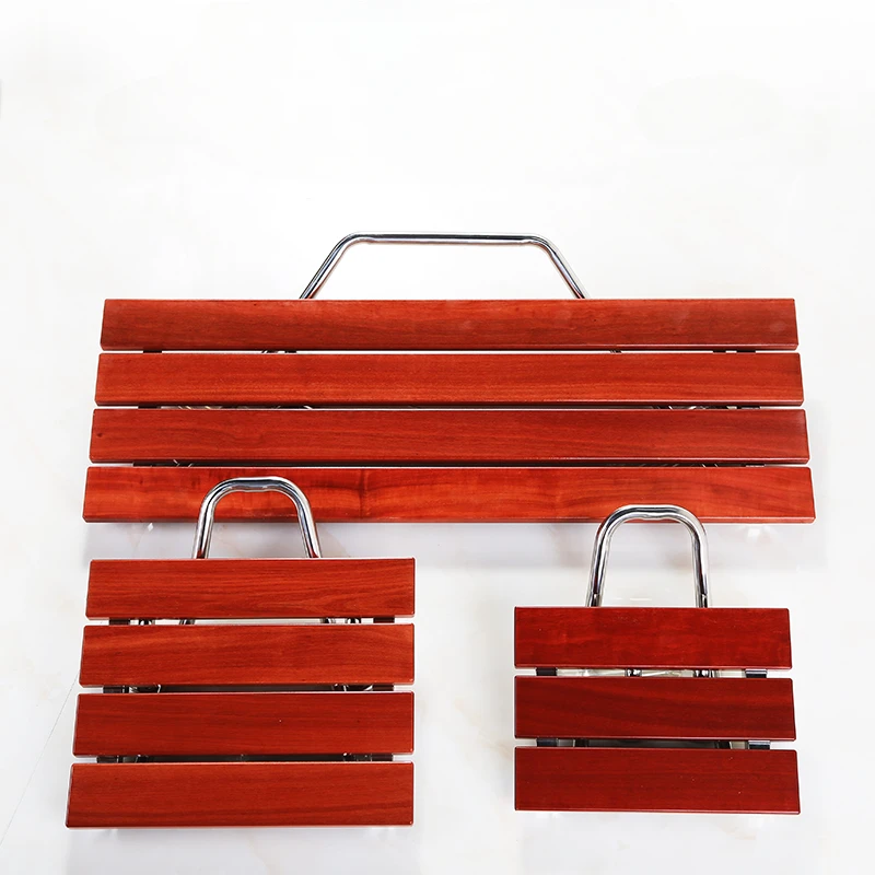 

Solid wood shower chair, stool wall seat pine bathroom stool, stool folding stool for shoe chair wall chair bath wall chair