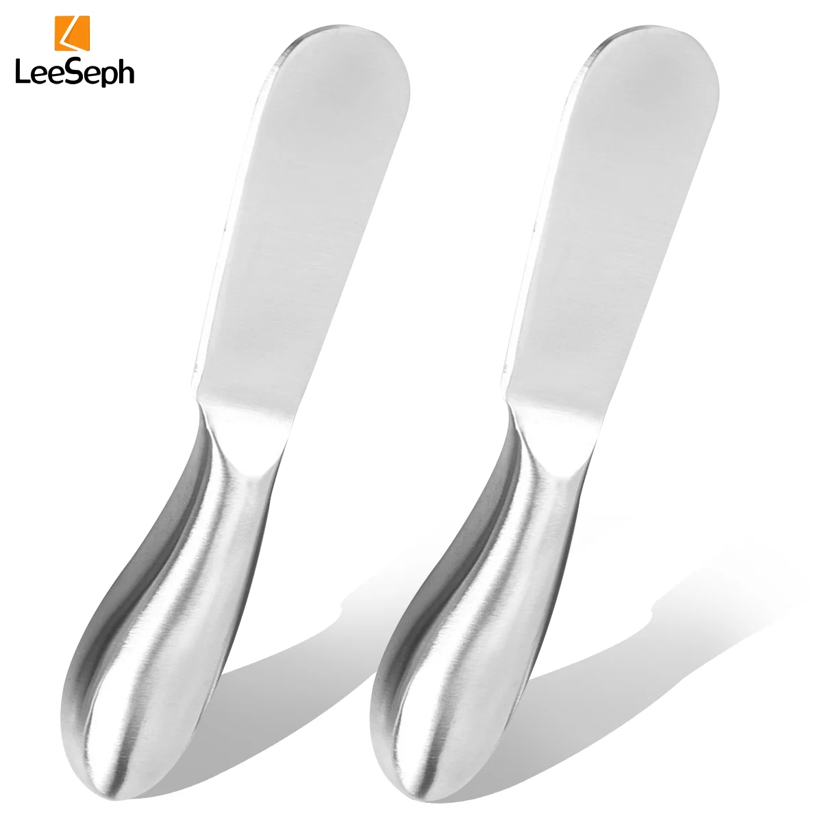 Leeseph Cheese Spreader Knives, Stainless Steel Butter Knife, for Cake Cheese Cold Butter Jam Cream Pastry, Kitchen Gadgets