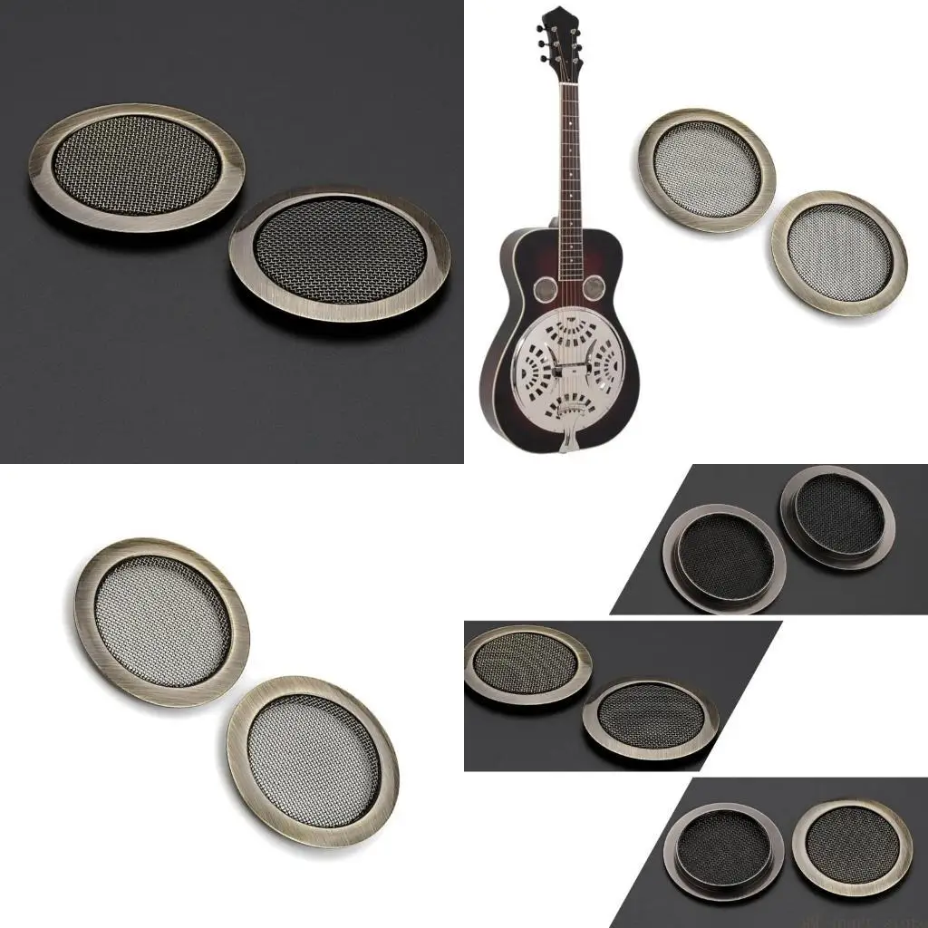 

31BE Экранированные вставки для звуковых отверстий для гитары Крышка звукового отверстия для гитары Резонатор Крышка звукового