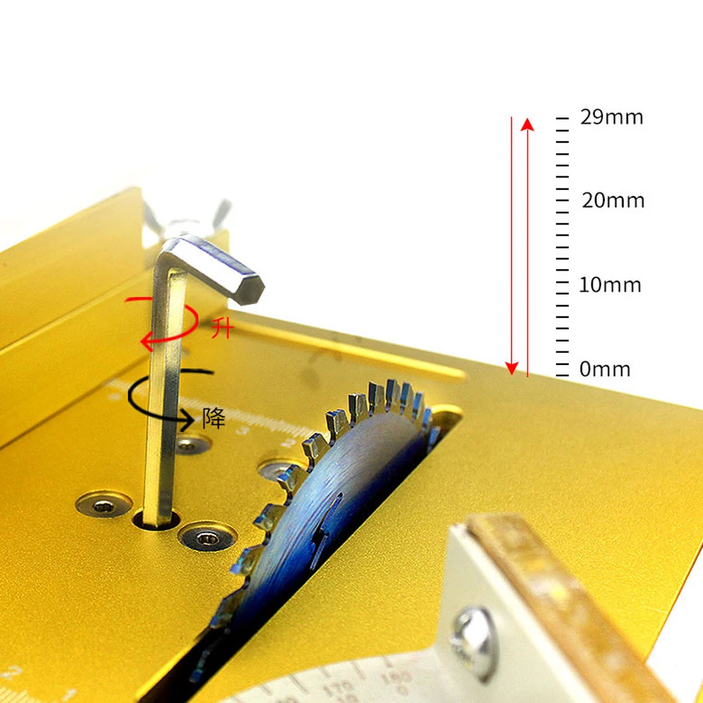 DIY Aluminum Router  Insert Plate W/Miter Gauge For Woodworking Benches Table Saw Multifunctional Trimmer Engraving Machine