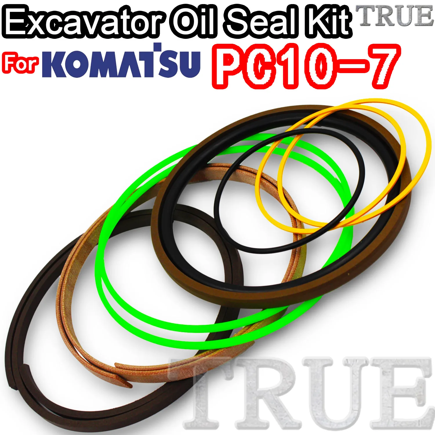 For KOMATSU PC10-7 Excavator Oil Seals Kit Repair ARM Bucket Hydraulic Pump Digger Clamshell Shovel Adjust Swing Gear Gasket