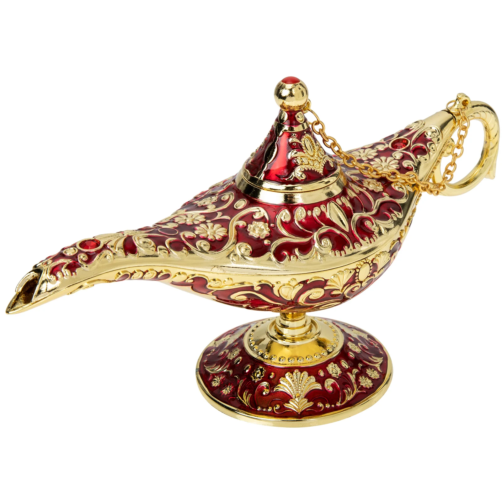 

Creative Zinc Alloy Desktop Ornament Metal Censer Vintage Aroma Stove Home Wedding Party Decoration Hollow Light Incense Burner