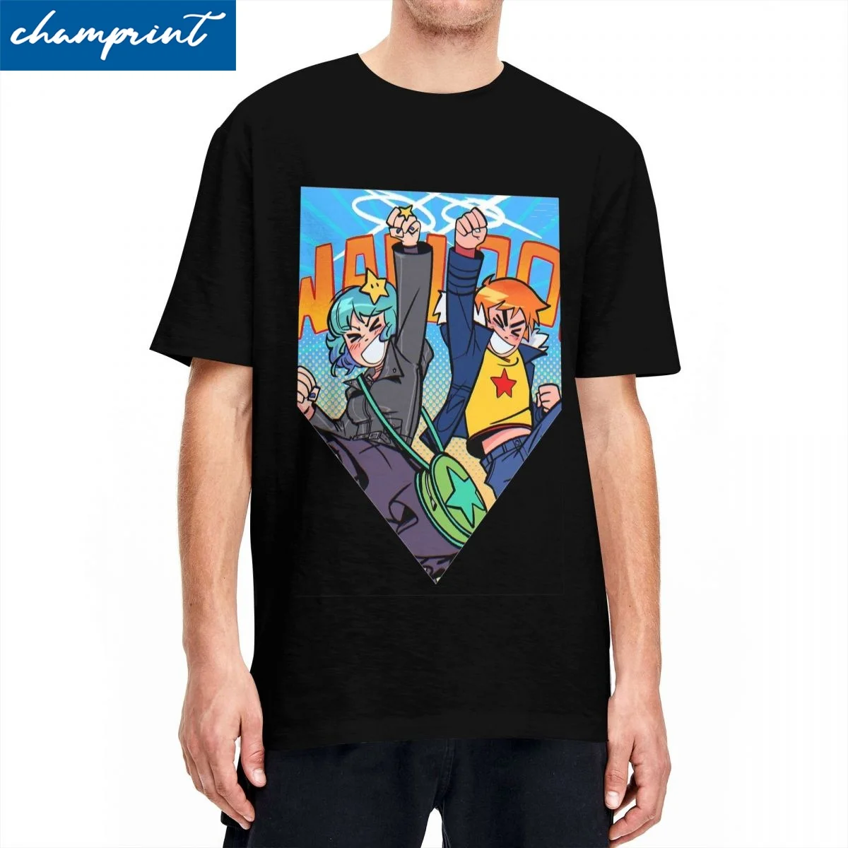 Men Women's Scott Pilgrim T Shirt Takes off Anime Series Cotton Clothes Novelty Short Sleeve O Neck Tees Party T-Shirt