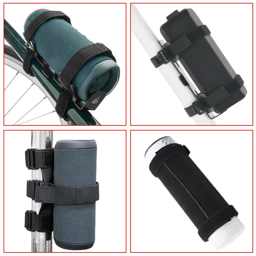 Anti Slip Nylon Strap For Speaker Mount Bicycle Golf Cart Audio Bracket Portable Adjustable Fixed Holder Band