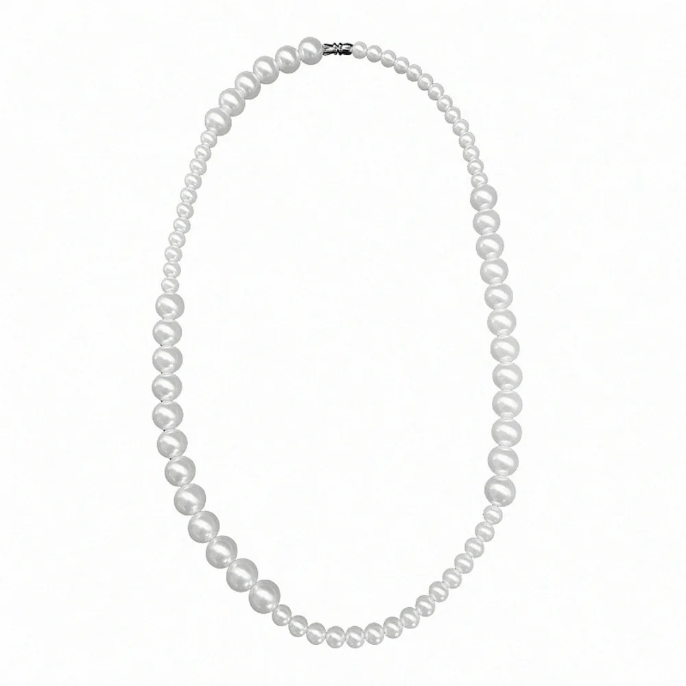 Trendy Style Spliced Necklace Shell Pearl Hipster Street Hip Hop Unisex Collarbone Chain Jewlery