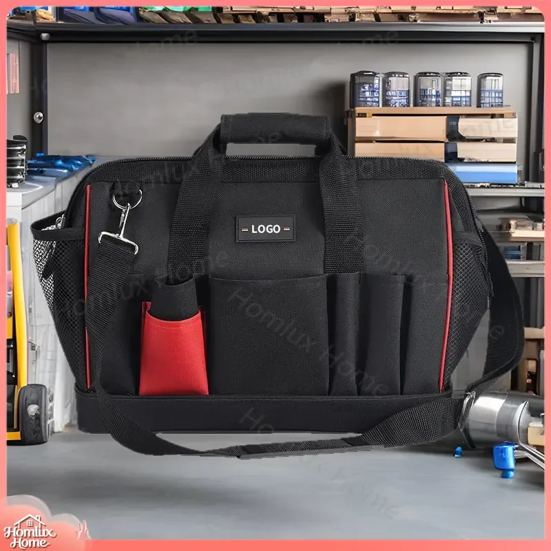 Custom Multifunctional Electrician Toolbox Portable Storage Toolkit for Woodworking Canvas Hardware Tools Large Capacity Tool